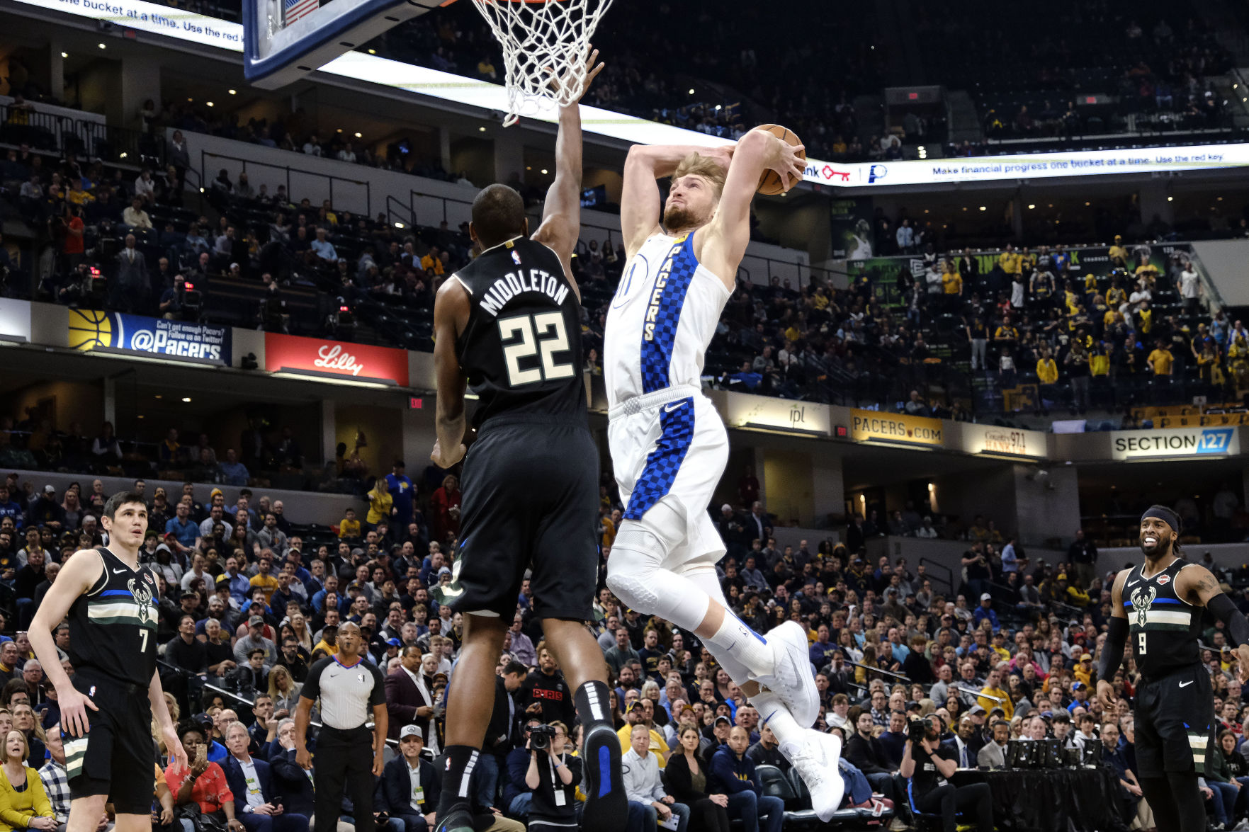 APTOPIX Bucks Pacers Basketball